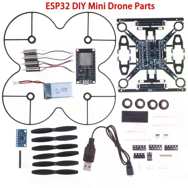ESP32 Açık Kaynaklı Mini Drone - Drone Kit Octocopter incelemesi ve fiyatı